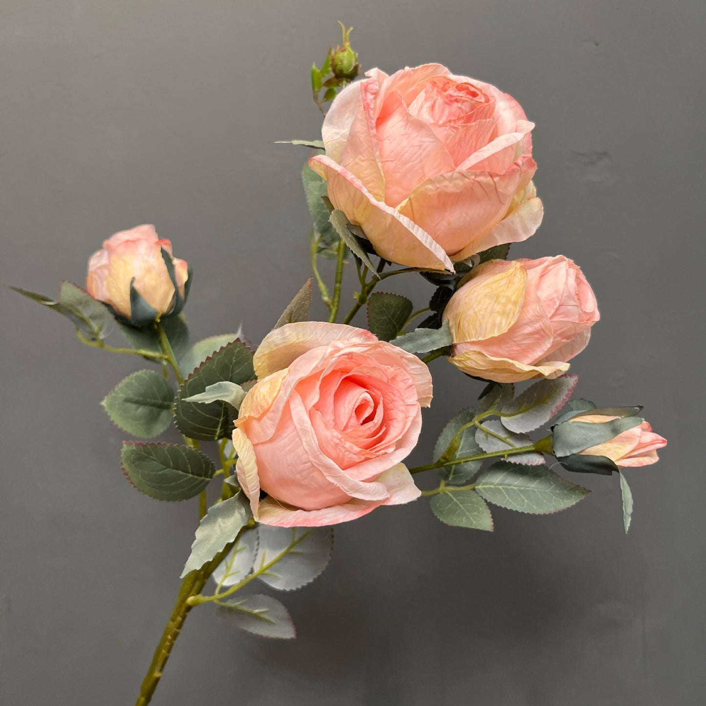 French rose artificial flowers luxury high-level simulated flower bouquet ornaments table settings living room decorative flowers