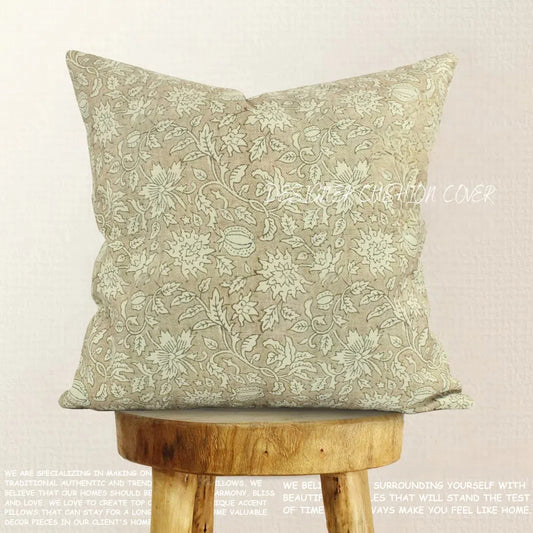 American country simple retro flower pillowcase rustic cushion sofa decoration