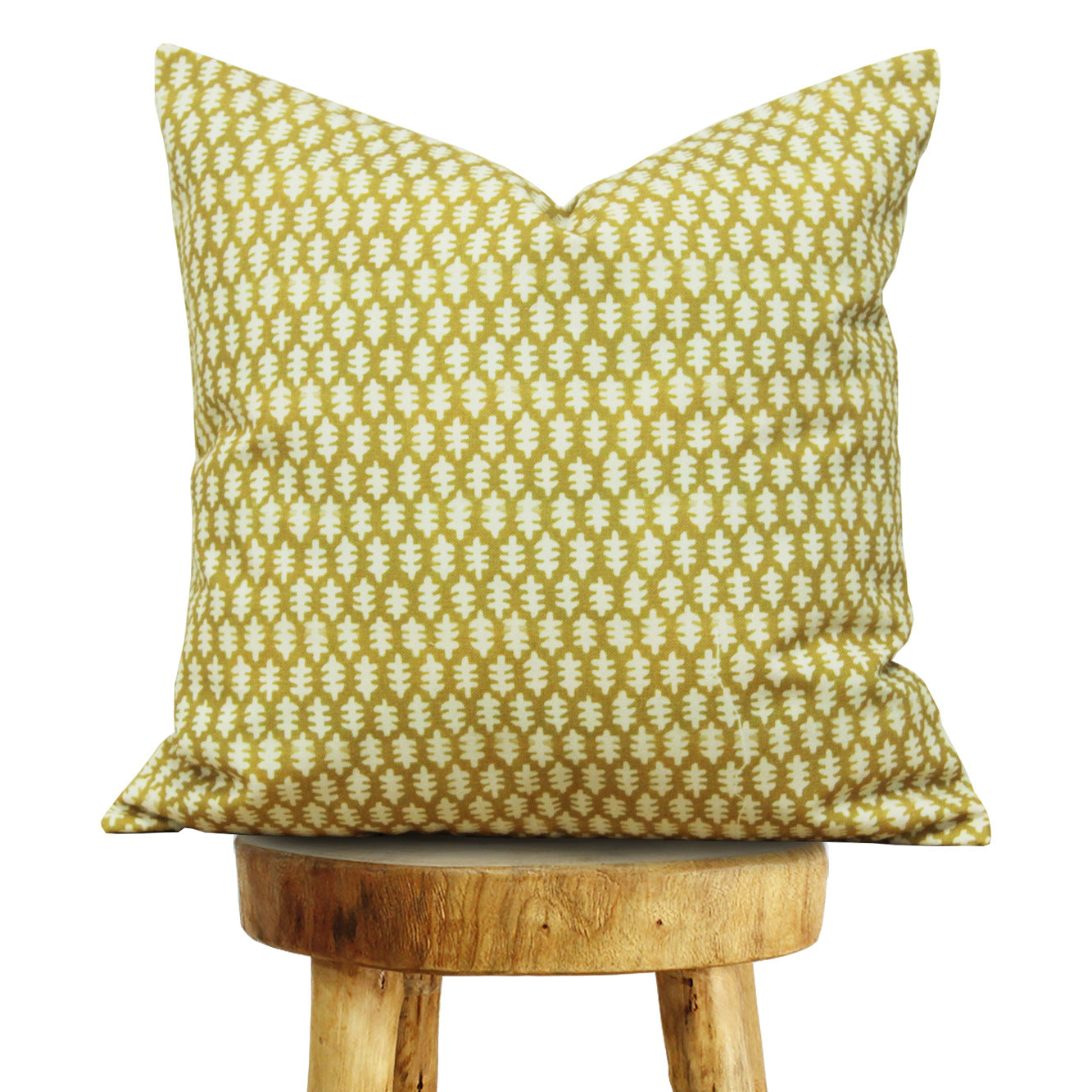 Bright yellow cushion cover geometric printed pillowcase designer pillowcases